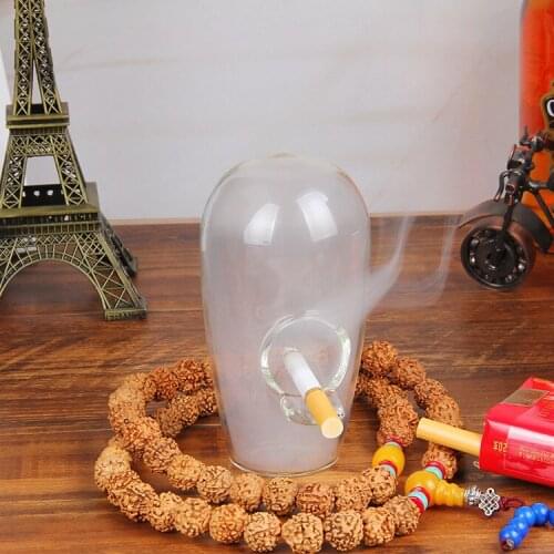 12cm Crystal handmade glass ashtray Cigarette Accessories Home decoration Smoking Gadget Creative Gift for Men