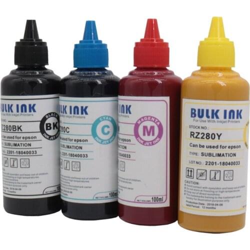 1 set 400ML Heat Transfer Sublimation Ink For Epson T26 T27 TX106 TX109 SX430W SX425W SX435W SX438 SX445W BX305F SX230