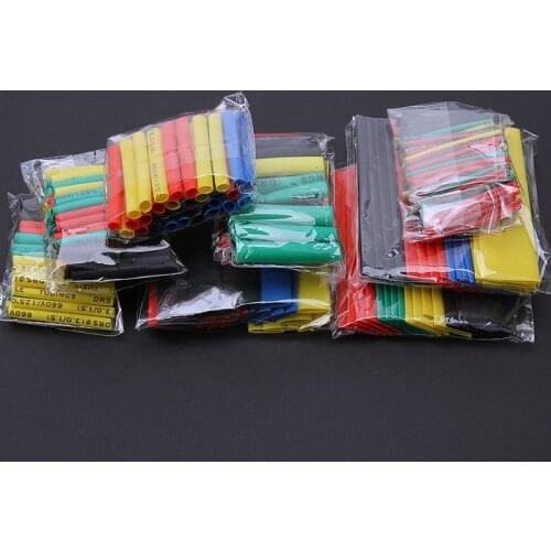 164pcs Set Polyolefin Shrinking Assorted Heat Shrink Tube Wire Cable Insulated Sleeving Tubing Set-30