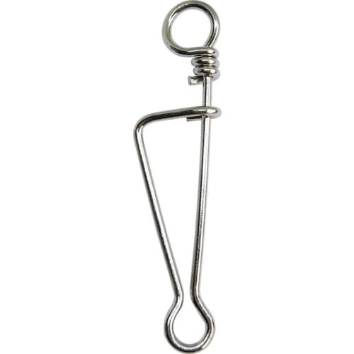 200/500/1000PCS Fishing Italian Snap Stainless Freshwater Bass Carp Fishing Snap Swivel Fly Ice Fishing Line Accessories