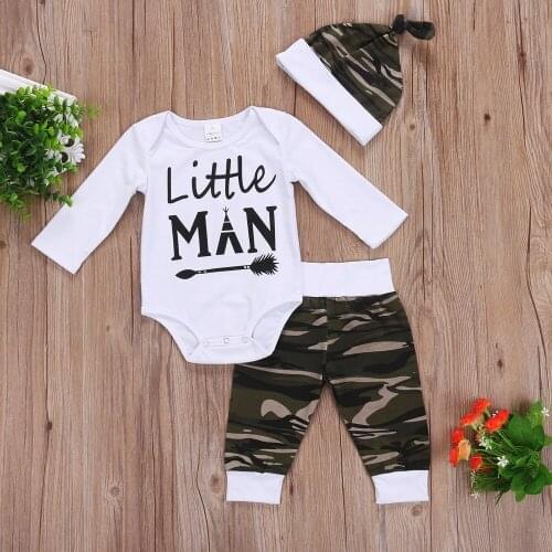 2020 Fashion Newborn Baby Girl Fashion Clothes Romper Long Pants And Hat Outfits 3Pcs Bebe Girls Clothing Wholesale Suits