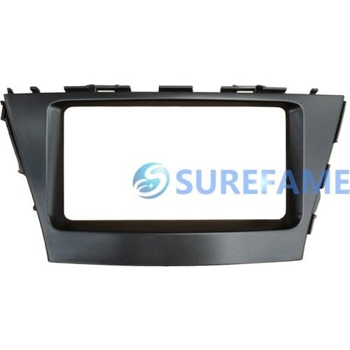 Double Din Car Stereo Facia for Toyota Prius 2013+ (Right wheel) Dash Kit DVD Face Plate Trim Panel Radio Fascia Bezel Cover