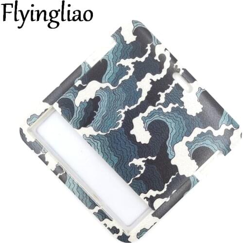 Kanagawa Hokusai Wave Fashion Lanyard ID Badge Holder Bus Pass Case Cover Slip Bank Credit Card Holder Strap Card Holder