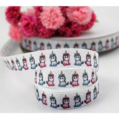 9/16/22/25/38/57/75mm Lovely cartoon animal grosgrain ribbon 10/25/50 yards DIY gift wrap sewing wedding decor ribbon
