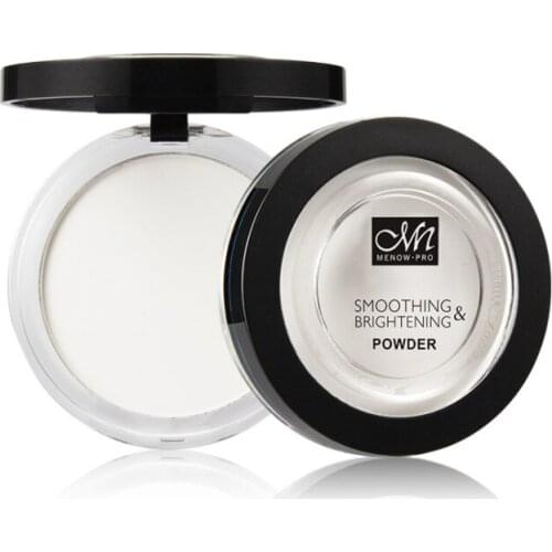 Hot Selling Menow F16008 White Trim Makeup Powder Cake Moisturizing Concealer Highlight Powder Cosmetic Gift for Women or Girl