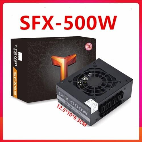 New Original PSU For MetalFish ITX SFX Rated 500W Peak 600W Power Supply SFX-500W