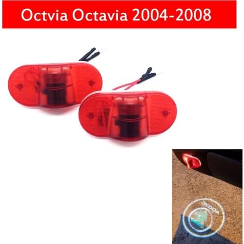 Car Door Welcome Projector LED lights For Skoda Superb 2009-2015 Skoda Octvia Octavia 2004-2008 Logo ghost Light
