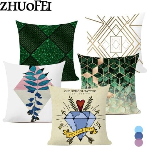 Nordic Simple Cushions Case Geometric Stripe Home Decorative Pillow Cases Polyester Cushion Covers Sofa Bed Pillow Cover C0008