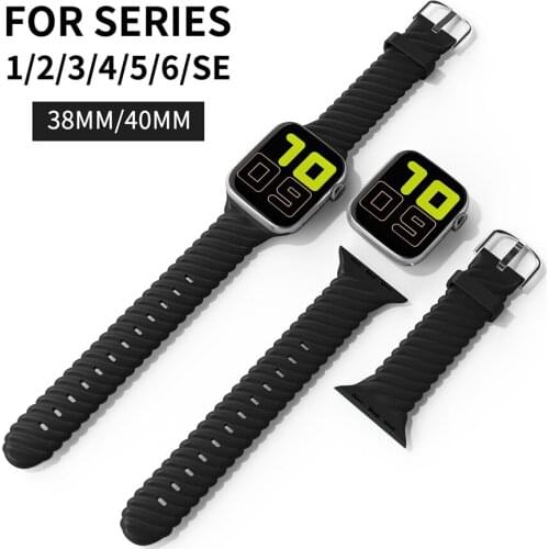 For Apple Watch 40mm 38mm Slim Sports Silicone Strap For iWatch Series 1 2 3 4 5 6 SE Band Watchband Woman Bracelet Wriststrap