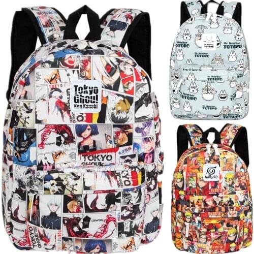 Anime Tokyo Ghoul One Piece Backpack Bag School Book Bags Students Teenagers Cosplay Gifts