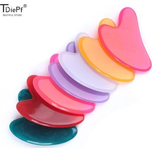 Beautiful Massage Beeswax Guasha Scraping Massage Scraper Face Massager Acupuncture Gua Sha Eye Face Board SPA Massage Tool