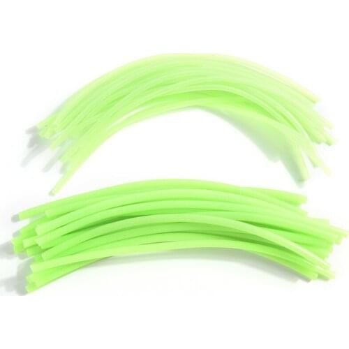 20pcs Fly Tying Riging Tube PVC Lumo Tubblings Fishing Material Luminous Tube For Sea Fishing Tackle Diy 2mm/3mm*12cm
