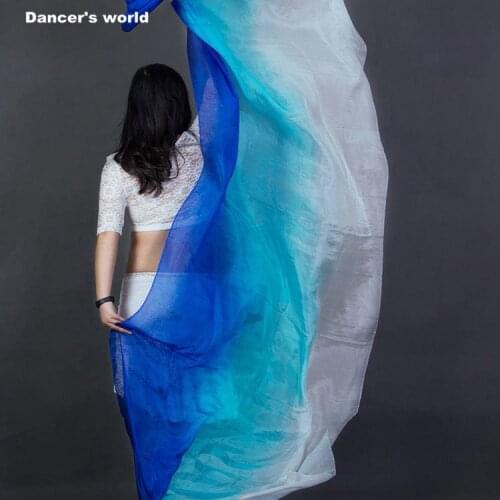 Wholesale belly dance veil girls silk colors veil for women belly dance accessories dancers belly dance performance veils S/M/L
