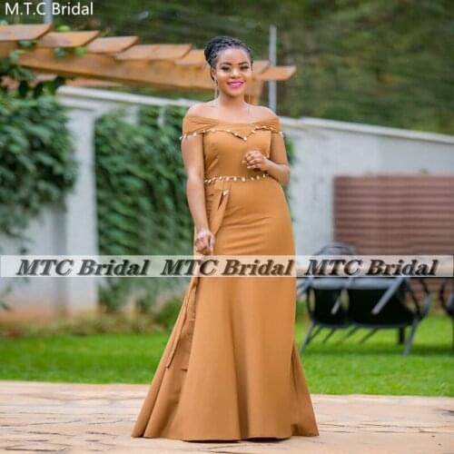 Long Mermaid Off The Shoulder 2021 Bridesmaid Dresses With Crystals Corset Floor Length Black Women Formal Gowns For Party