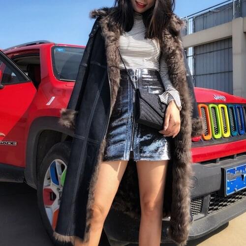 Genuine Wool Fur Coat Vintage Elegant Female Jacket Soft Warm Winter Clothes Women 2020 Womens Coats Ropa De Mujer Zjt908