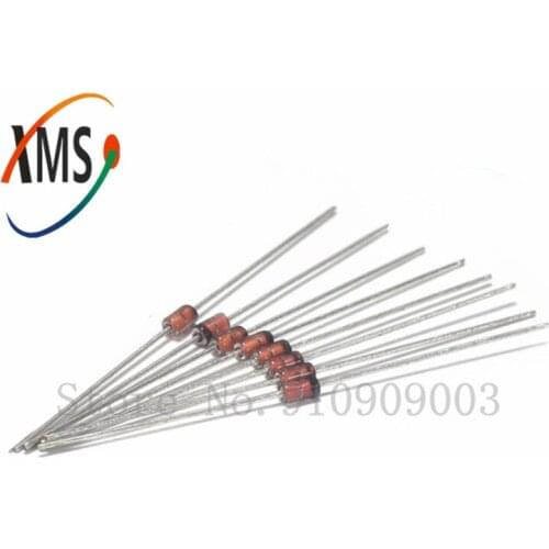 100PCS 1N60 DO-7 1N60P DO-35 Schottky Germanium Diode TV Radio FM Detection