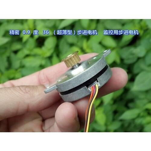 2pcs/lot Two-phase Four-wire 0.9-degree 36-round Stepper Motor, Precision Stepper Motor for Monitoring Equipment