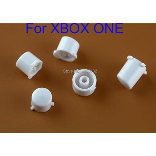 50sets ABXY Buttons Mod Kit White Plastic ABXY +Guide Buttons Shell For Xbox One xboxone Wireless Controller