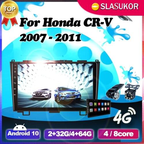 Android Multimedia Player 4G Car Radio For Honda CR-V 3 RE CRV 2007 2008 2009 2010 2011 Navigation GPS Auto No 2din 2 din