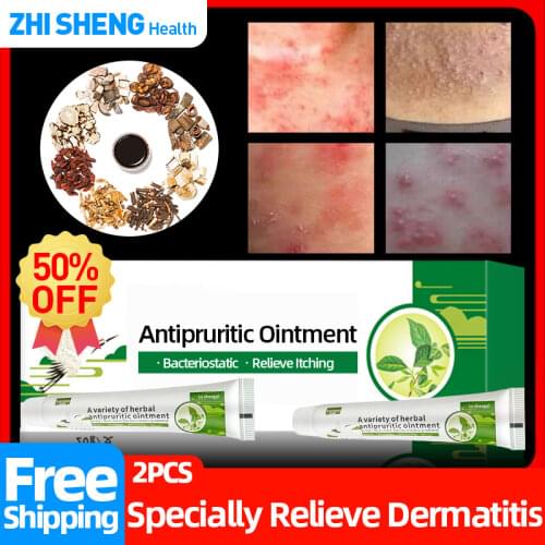 Dermatitis Atopica Antipruritic Cream Herbal Medicine Treatment Seborrheic Eczema Pruritus Allergy Antibacterial Ointment