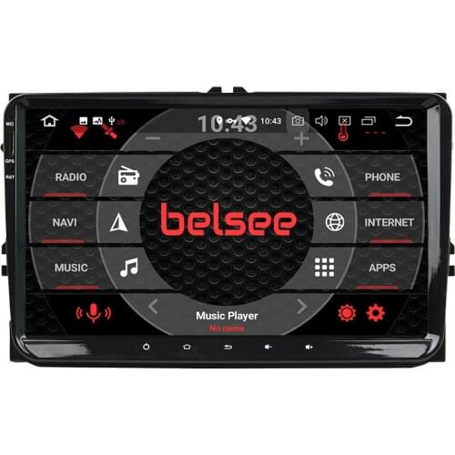 Belsee 9" Android 9.0 4GB 64GB Car Radio for VW Volkswagen Polo Jetta Passat b6 b7 Golf Skoda Seat Stereo Head Unit Autoradio
