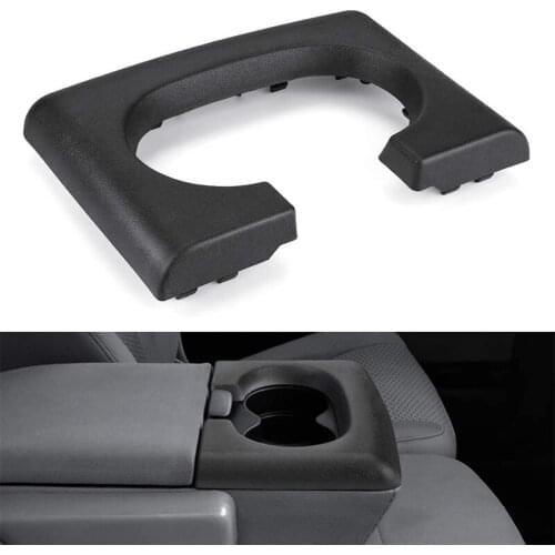Car Center Console Cup Holder Pad Replacement for Ford F150 2004-2014 Armrest Drinks Holder Decoration ABS Plastic Pad