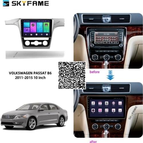 SKYFAME 4G+64G Car Radio Stereo For VW Passat B6 2011-2015 Android Multimedia System GPS Navigation DVD Player