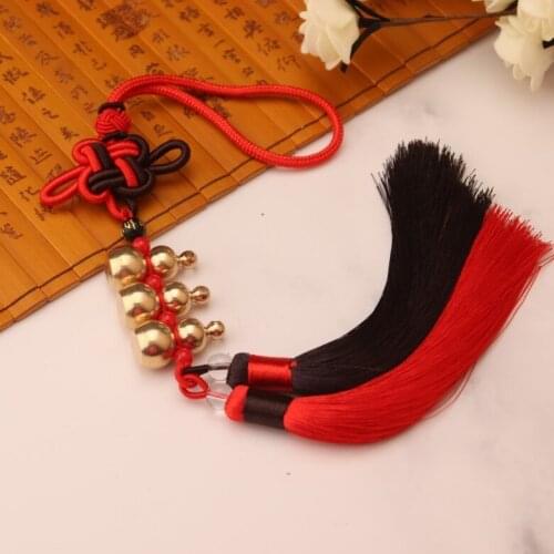 Asia Geomantic omen FENG SHUI master HOME CAR safety Copper gourd Bring good luck money Amulet Pendant protective talisman