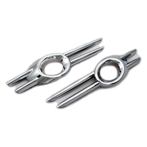 Free shipping! 2 pcs ABS chrome front fog light cover,lamp cover,fog light bezel for Passat CC