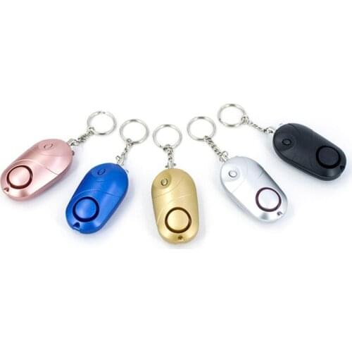 Safety & Survival 125-130db Super Loud Emergency SelfDefense Personal Security Alarm EDC Keychain Light Mini For Women Kids