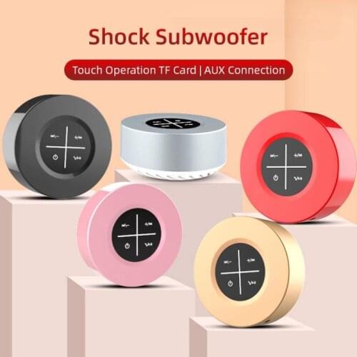 Mini Wireless Bluetooth Speaker Metal Portable Small Outdoor Speaker Subwoofer Support FM TF Card Hand-free Call With Microphone