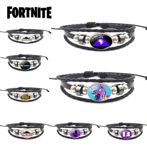 Hot Accessories Fortnite Game Peripheral Bracelet Fashion Hand-woven Beaded Bracelet Decoration Unisex Childrens Birthday Gift