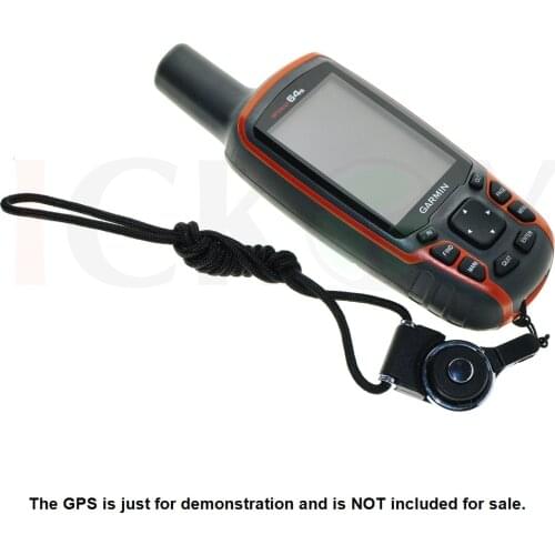 Black Detachable Ring Neck Strap Lanyard for Hiking Handheld GPS Garmin GPSMap 62 64 62st 64st Astro 320 220 GPS Accessories