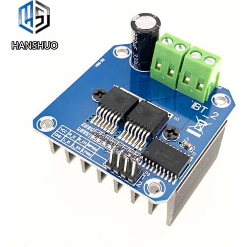 Double BTS7960 43A H-bridge High-power Motor Driver module/smart car/633