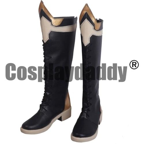 IDOLiSH7 Idolish Seven Cosplay Black Shoes Long Boots S008