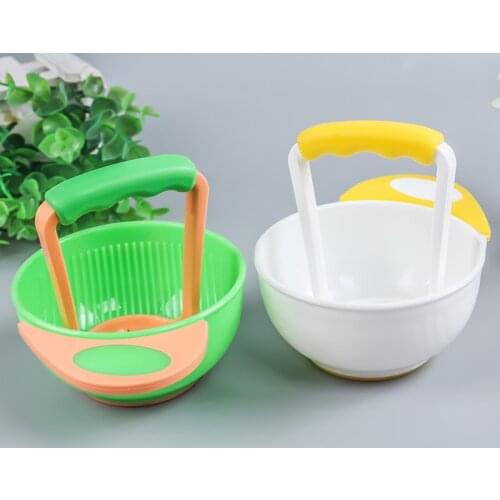 Baby Foods Grinder Feeding Food Bowl Safety Processor Kid Dish Feeder Feeding Bowl Kids Grinding Set Food Mills Tools Tableware