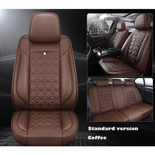 Universal car seat cover leather for peugeot 206 207 308 407 508 208 3008 307 2008 mazda 3 6 cx 5 cars interior accessories