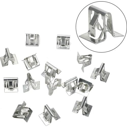 LEEPEE Universal Interior Trim Plate Fixed Iron Clip Buckle Auto accessories 15Pcs Car Dashboards DVD Car Fasteners