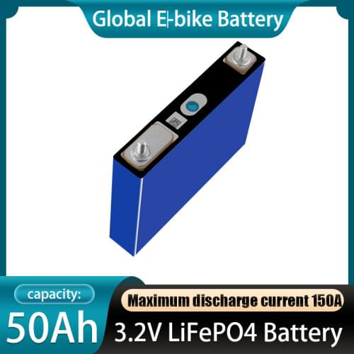 LiitoKala 3.2v 50Ah LifePo4 battery lithium 150A 3C high drain for diy 12V 24V solar Inverter electric vehicle coach golf cart