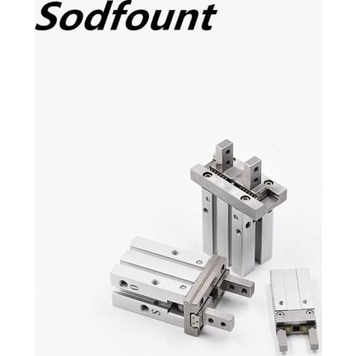MHZ2 Double Acting Air Pneumatic parallel Gripper MHZ2-10D MHZ2-16D 20D 25D 32D 40D Aluminium Clamps Finger Cylinder Dust cover