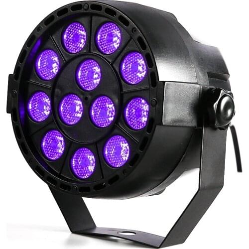 Auto Sound Active DMX512 Master-slave 36W UV LED Stage Light Ultraviolet Black Light Par Light Spotlight lamp for Disco DJ Club