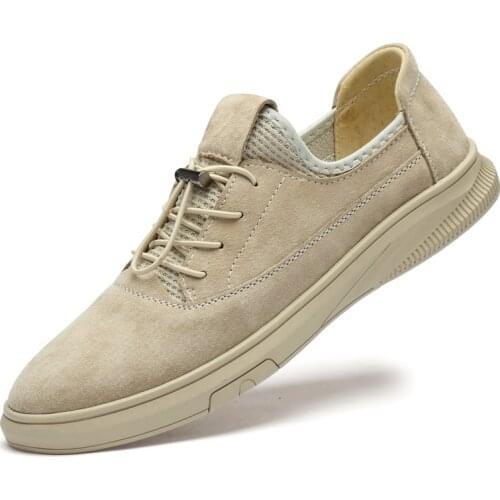 New Genuine Leather Men Shoes Fashion Breathable Oxford Shoes Man Breathable Sneakers Summer Casual Shoes