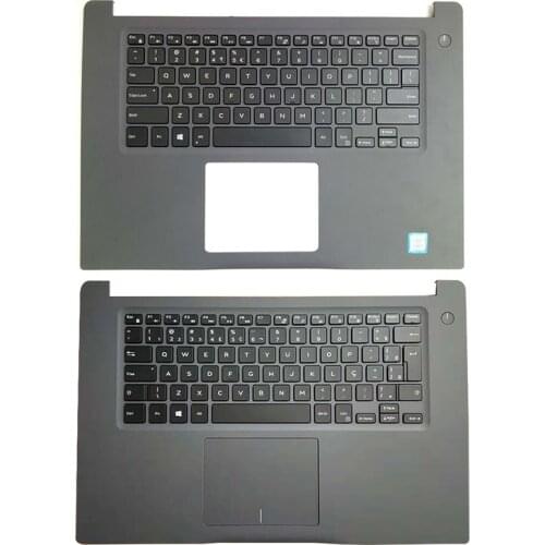 Original Laptop Palmrest Upper Case US Backlit Keyboard For DELL Inspiron 15 7560 7572 P61F 0RTJ7W RTJ7W AP1Q2000300