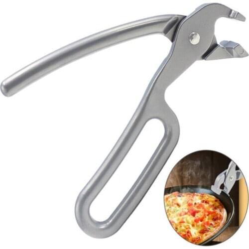 Anti-hot Bowl Handle Clip Dishes Clamp Folder Aluminium Alloy Bowl Clip Universal Pots Gripper Pizza Pan Pliers Kitchen Tool