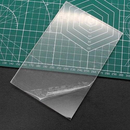 DIY Hand Tool Acrylic Mud Kneading Board Strip Kneading Tablet Transparency 10x15 Thickened 5mm Clay Soft Pottery Tool