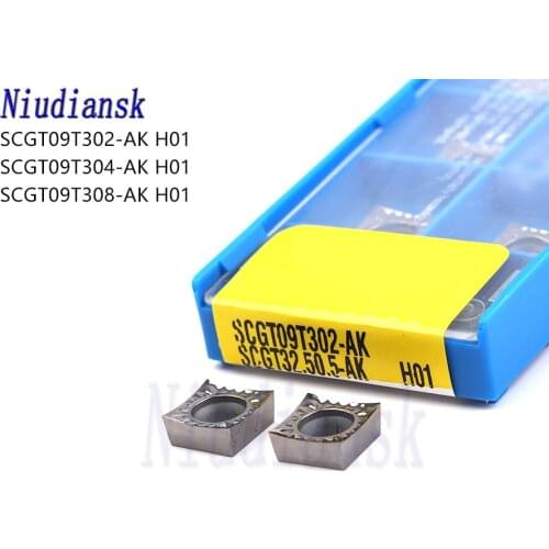 SCGT09T302 SCGT09T304 SCGT09T308-AK H01 Internal Turning Tool Carbide Turning Inserts CNC Lathe Tools , For Processing Aluminum