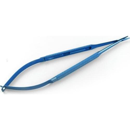 Titanium Straight Needle Holder Ophthalmic Veterinary Surgical Instruments