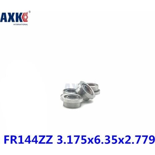 Thrust Bearing Free Shipping High Quality 100pcs Fr144zz Fr1442z (3.175x6.35x2.779) Bearing 1/8" X 1/4" 7/64" Inch Flanged Ball