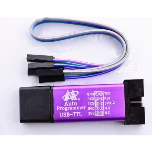 USB-TTL Auto Programmer MCU STC 51 Microcontroller Downloader / 3.3V 5V Universal / Dual Voltage USB to TTL DownLoad Cable