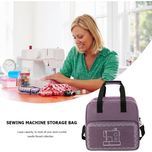 Large Capacity Clothing Storage Bag Travel Mini Sewing Machine Carrying Case Pocket Tote Bags Sewing Tools Handbags